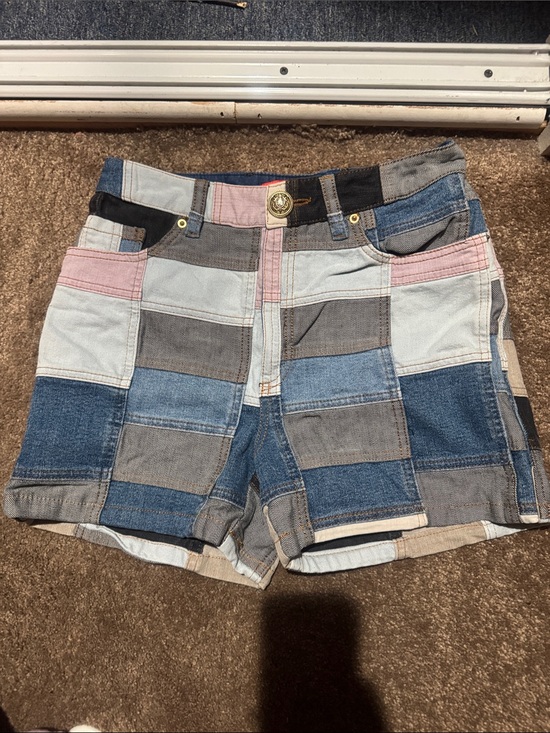 Tommy Hilfiger Pants - Patchwork Denim Women's Shorts - Multicolor